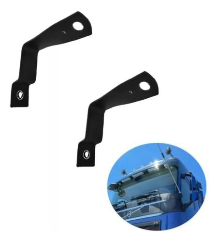 Kit Radio Px 40 Canais Antena Viúva Negra Cabo Suporte Volvo