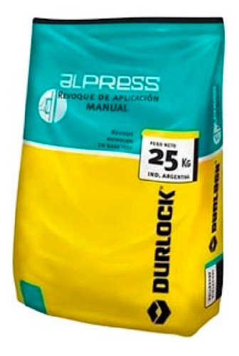 Yeso Alpress Durlock Manual 25 Kg