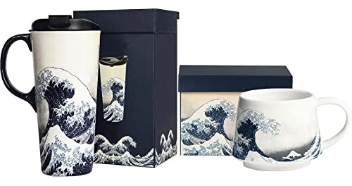 Voltogar Cerámica Mug Travel Café Wave Cup B09wxxswkq_180424