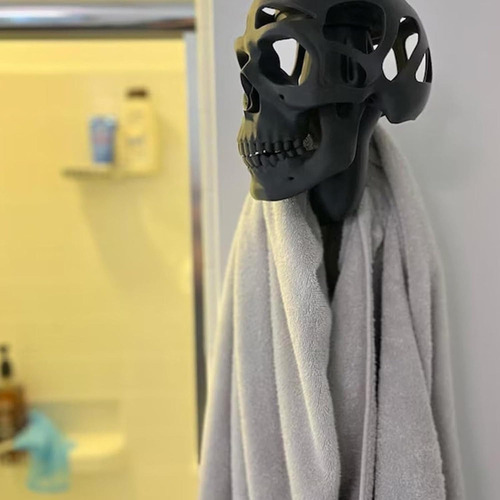 Para . Soporte Para Casco Con Forma De Calavera En 3d,
