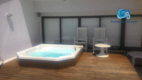 Imagem 7 de 30 de Cobertura No Condomínio Sorocotuba - Praia Do Sorocotuba - Guarujá - Co0341