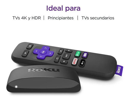 Imagen 8 de 8 de Roku Express 4K 3940 estándar 4K negro con 1GB de memoria RAM