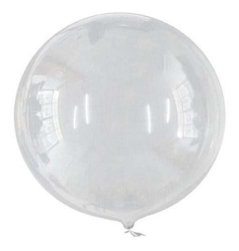 Globo Burbuja Transparente Bobo 10 Pulgadas Bomba Pvc 