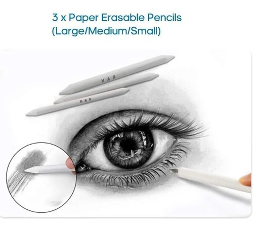 ~ Estuche Con Kit De Lápices De Dibujo Profesional H & B 71