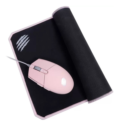 Kit Mouse E Mouse Pad Gamer Rosa Pink Antiderrapante Special