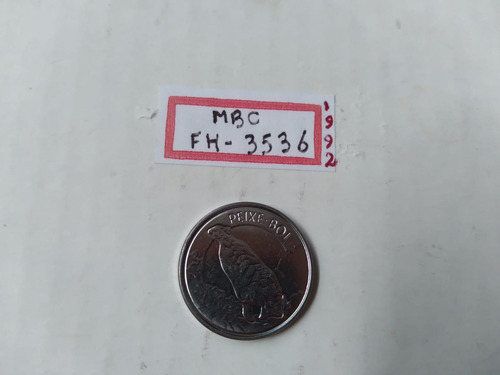 100 Cruzeiros 1992 Peixe Boi Mbc Codigo Fh3536 (Usado)