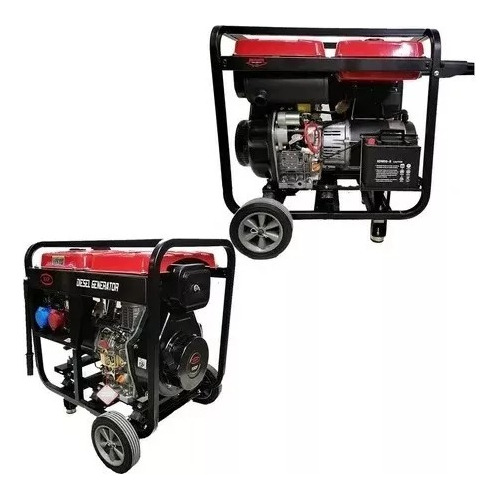 Generador Diesel De Partida Automatica Con Ruedas 8kw