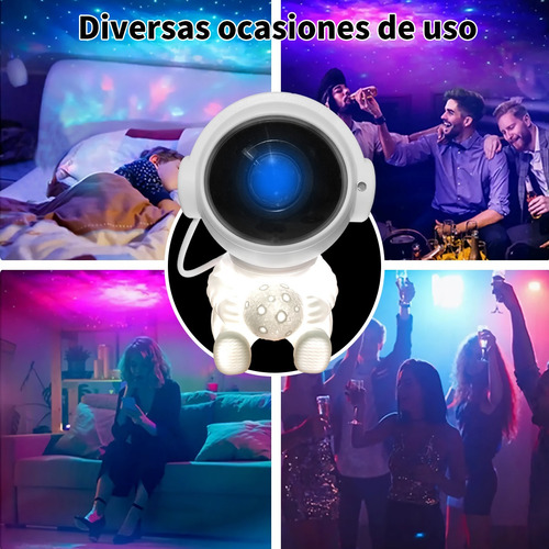 Proyector De Estrella Galaxia Astronautas De Luz Led
