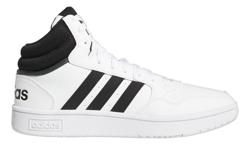 Tenis adidas Hoops 3.0 Blanco Con Negro Hombre Caballero