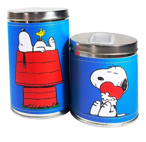 Imagen 3 de 5 de Kit Bandeja Desayuno Mate Yerbera Y Azucarera Snoopy Dog