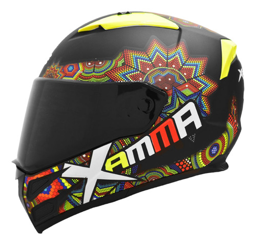 Casco Integral Edge Helmet Forza Xamma Diseño Brillante