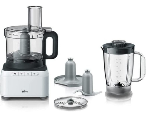 Braun Robot De Cocina Pureease Fp 3131 Con Batidora De 1,2 L