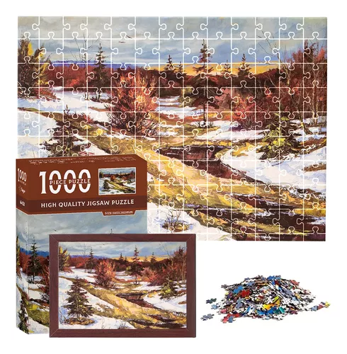 3 cuadros puzzle de 1000 piezas con marco d'occasion pour 20 EUR