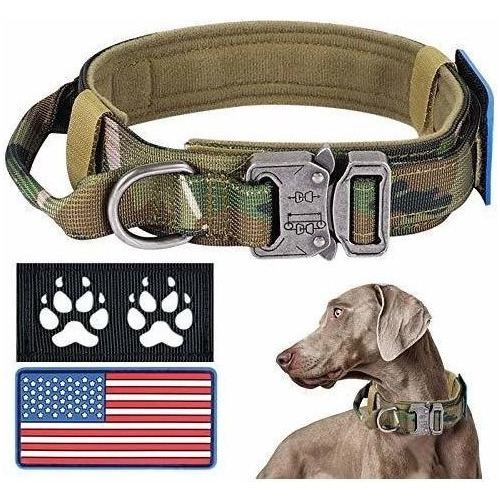 Collar Táctico Para Perro Con Bandera Estadounidense De Eeu