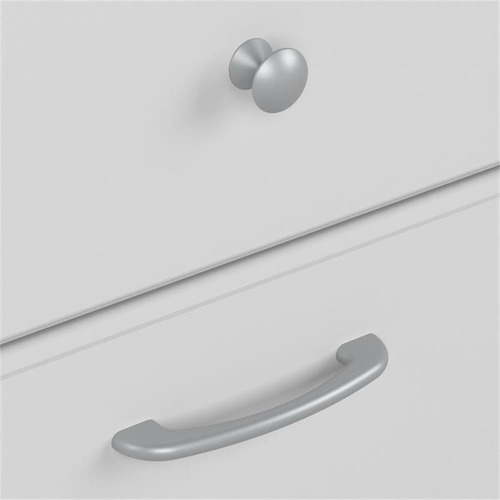 Escritorio De Computadora En L 60 Cm Con Cajones Color Blanc