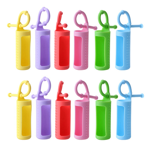 Set De 12 Botellas Enrollables Para Aceites Esenciales, Anti