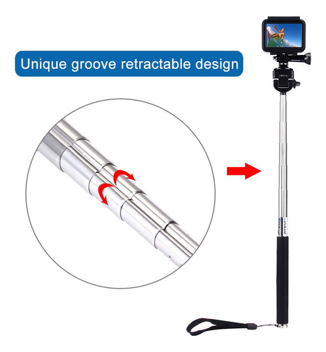 Gopro Selfie Stick Para Cámara De Acción Dji Osmo