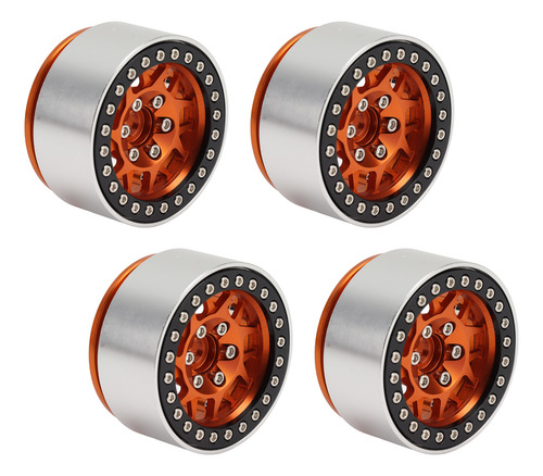 Bujes De Rueda De Metal Rc, 4 Piezas, Llantas De 1.9 Pulgada