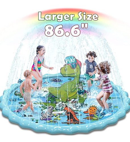 Toffos Splash Pad Para Niños, Tamaño 86.6sprinkler Summer Ou