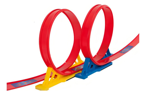 Auto Pista Fresh Corrida Metal Double Loop Challenge Maisto Cor Multicolorido