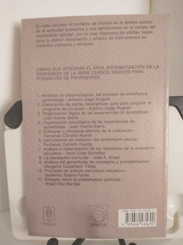 Enfoques Y Principios Teóricos De La Evaluación-fernando Car
