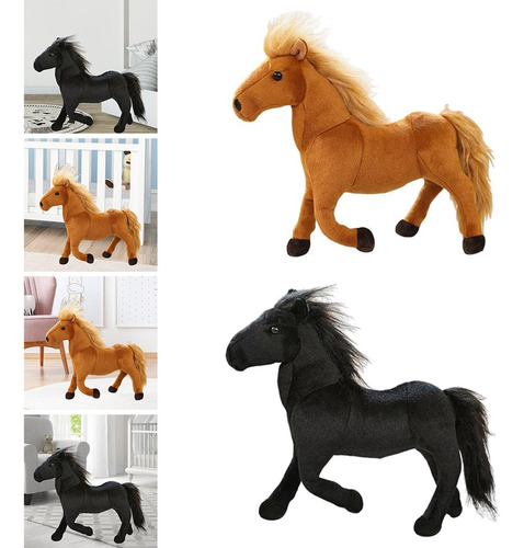 Paquete De 2 Animales De Peluche, Cojín De Caballo,