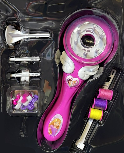 Set Trenzador Tiny + Hilos Colores Apliques Peinado Moda Sb