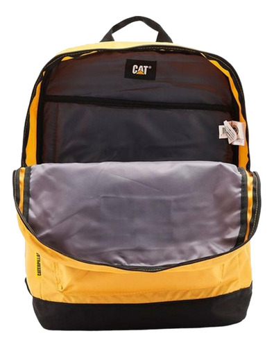 Mochila Cat Hombre Backpack Caterpillar Amarillo