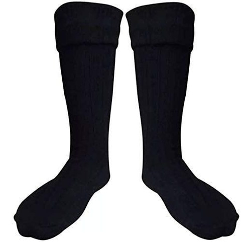 Calcetines Para Vestir Calcetines Scottish Black Kilt Hose P