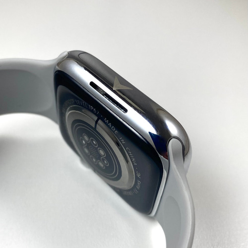 Malla Smart Watch 42 44 Mm Silicona Gris 4.2 Cm