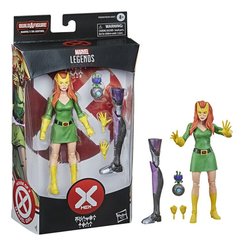 Figura De Acción Marvel Legends Series X-men Jean Grey +3