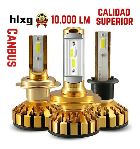 Kit Luces Led Canbus Sin Error H1 H7 9005 9006 10.000 Lm