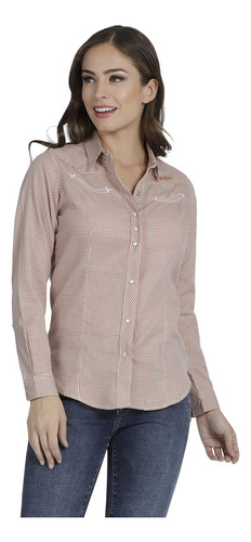 Blusa Vaquera Mujer Wrangler Slim Fit Manga Larga 998