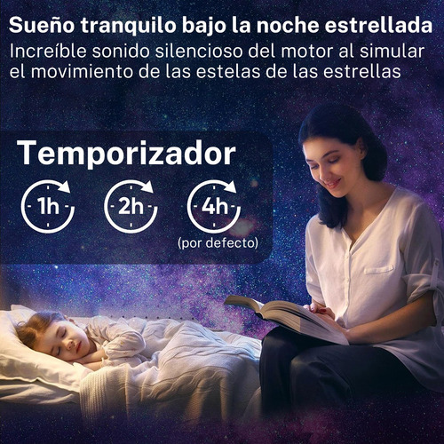 Proyector De Estrellas Cielo Estrellado Luz Nocturna Regalo,