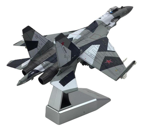 Luchador Ruso Su-35 1/100 Fundido A Presión Con Soporte, Mod
