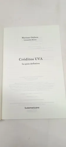 Creditos Uva - Otalora - Editorial Sudamericana - 1230 (Usado)