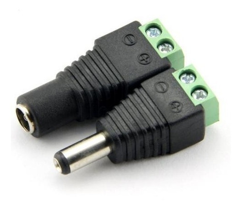 Conector Bornera Jack Dc De Energía Hembra 2 Unidades X $1