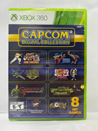 Capcom Colection 8 Hits Xbox 360 Mídia Física Original