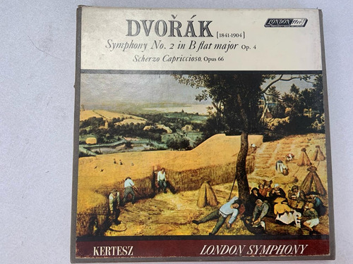 Cinta Carrete Dvorák: Symphony No. 2 Op. 4. 7 1/2 London. 