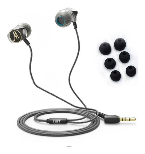 Imagen 3 de 3 de Auriculares Qkz Dm7 In Ear Edicion Limitada Hifi + Estuche