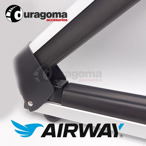 Imagen 5 de 10 de Porta Ski Para 4 Pares Aluminio Antirrobo Para 1 Snowboard