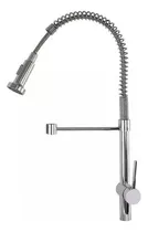 Comprar Griferia Grifo Cocina Canilla Monocomando Cuello Extensible Acabado Brillante Color Plateado