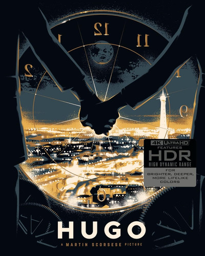 4k Ultra Hd + Blu-ray 3d + 2d Hugo / De Scorsese Subt Ingles