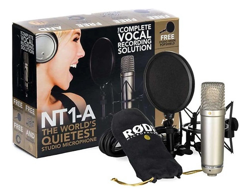 Rode Nt1-a Large Diaphragm Cardioid Condenser Microphone Wit