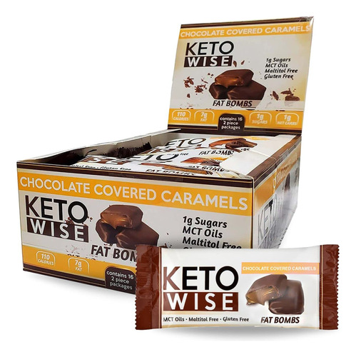 Keto Wise Bombas De Grasa  Hechas Con Chocolate Que Contiene