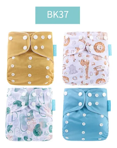 comprar Kit 2 Fralda Ecológica Reuti + 2 Abs Microfib + 2 Liner Algo