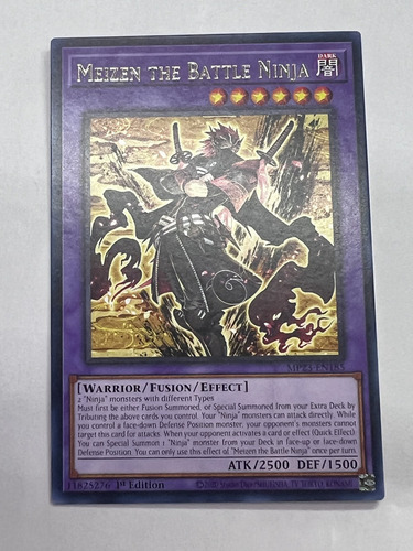 Rara Yugioh Meizen The Battle Ninja