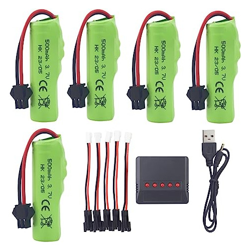 Cargador Y Batería Li De 3,7v 500mah Para Co