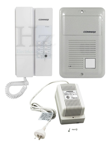 Kit 4 Telefonos Intercomunicados Portero Electrico Comax 6rc
