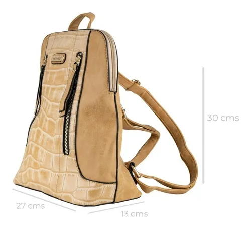Mermaid Mochila Eco Cuero Doble Compartimiento